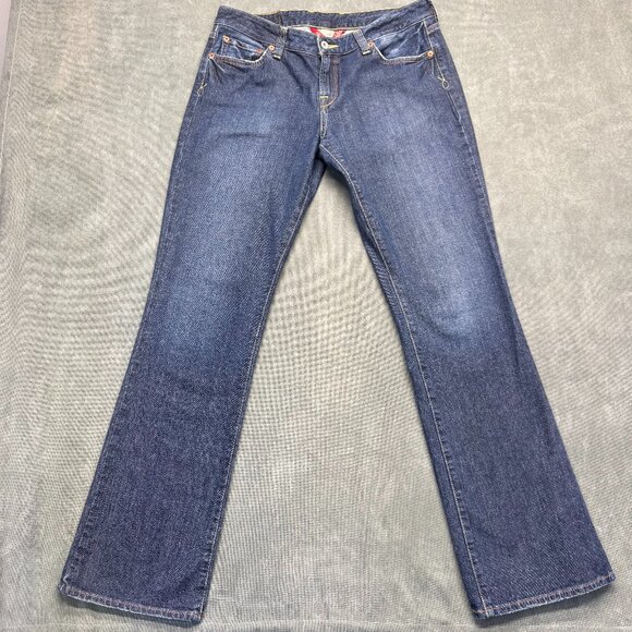 Lucky Brand Denim - Lucky Brand Gene Montesano Bootcut Jeans Womens 14 Long Dark Wash